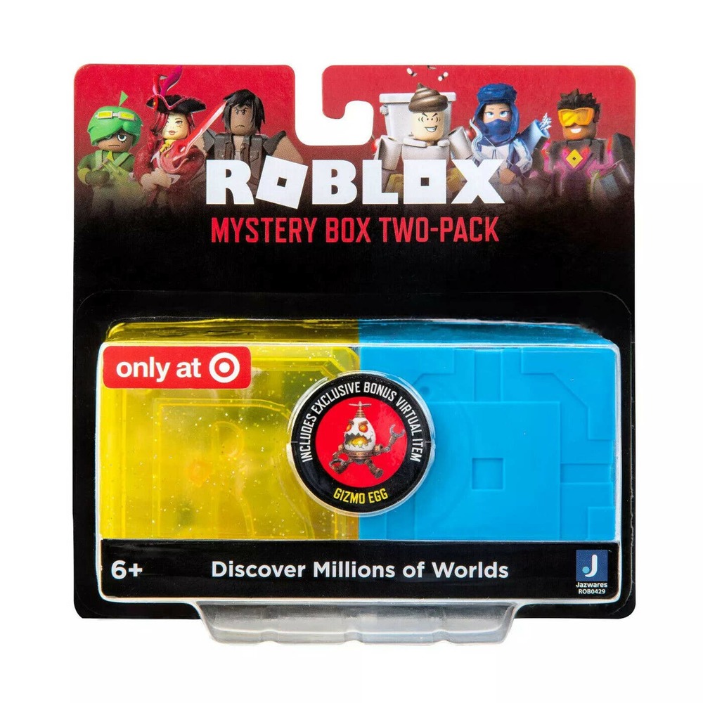 Roblox Mystery Box Two-Pack | Limited Virtual Item Gizmo Egg | Series 9 and 7